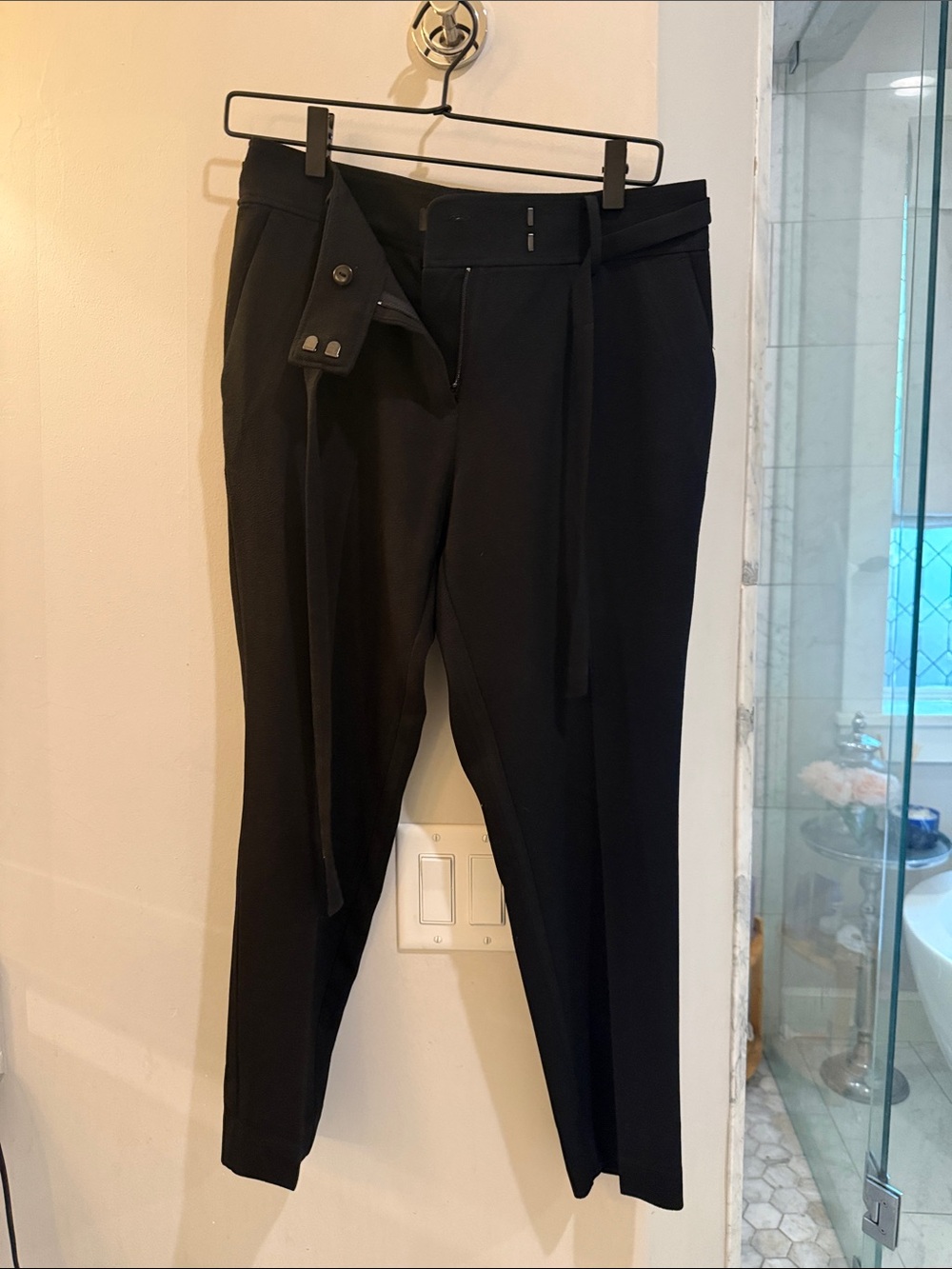LOFT Black Tailored Dress Trousers